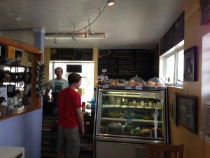 Inside Delicomb Breakfast and Lunch Place at the Beaches