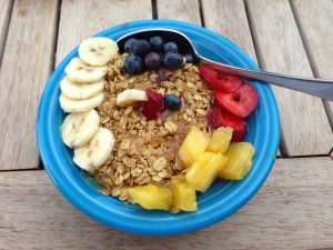 Acai bowl at Delicomb Jacksonville Beaches