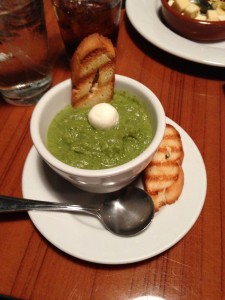 Broccoli with Goat Cheese @ 13 Gypsies Riverside Tapas