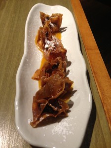 Krab Wontons at Dragonfly Sushi