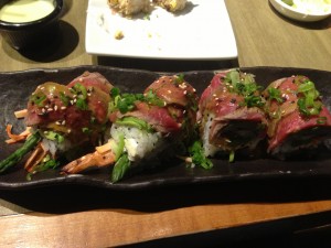 Surf n Turf Sushi Roll