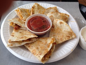 Quesadillas at Andys Farmers Market Grill