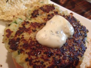 Scallop Cake Slider @ Copper Tap