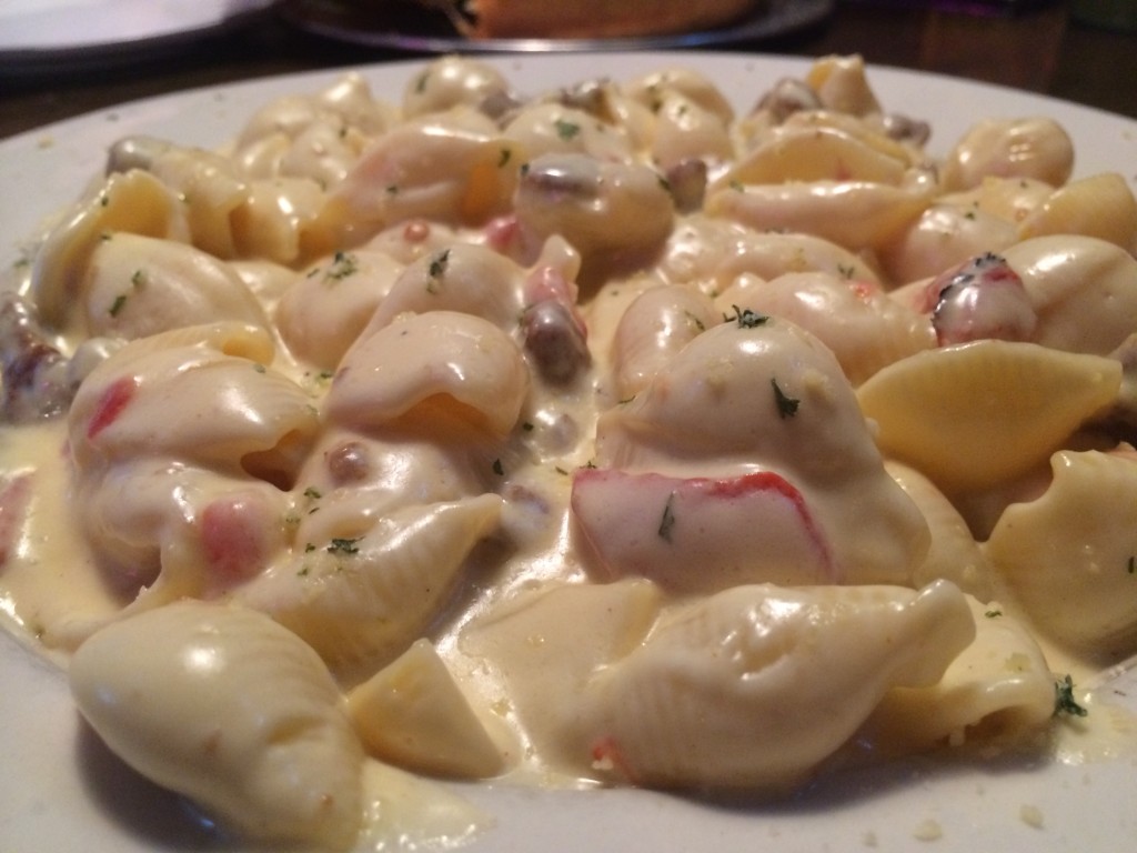 Carmines Pie House - Chorizo Mac closeup