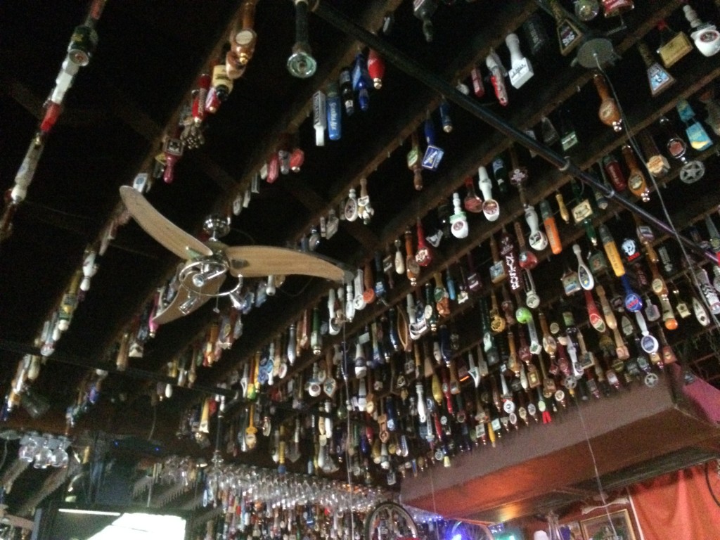 Kickbacks - Tap Handle Ceiling
