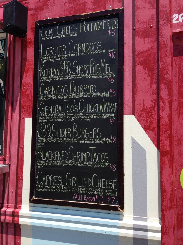 Chew Chew Food Truck - Menu