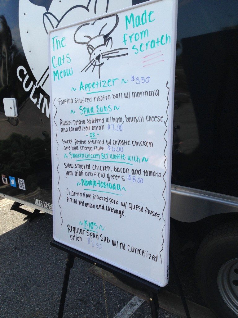 The Cats Meow - Menu