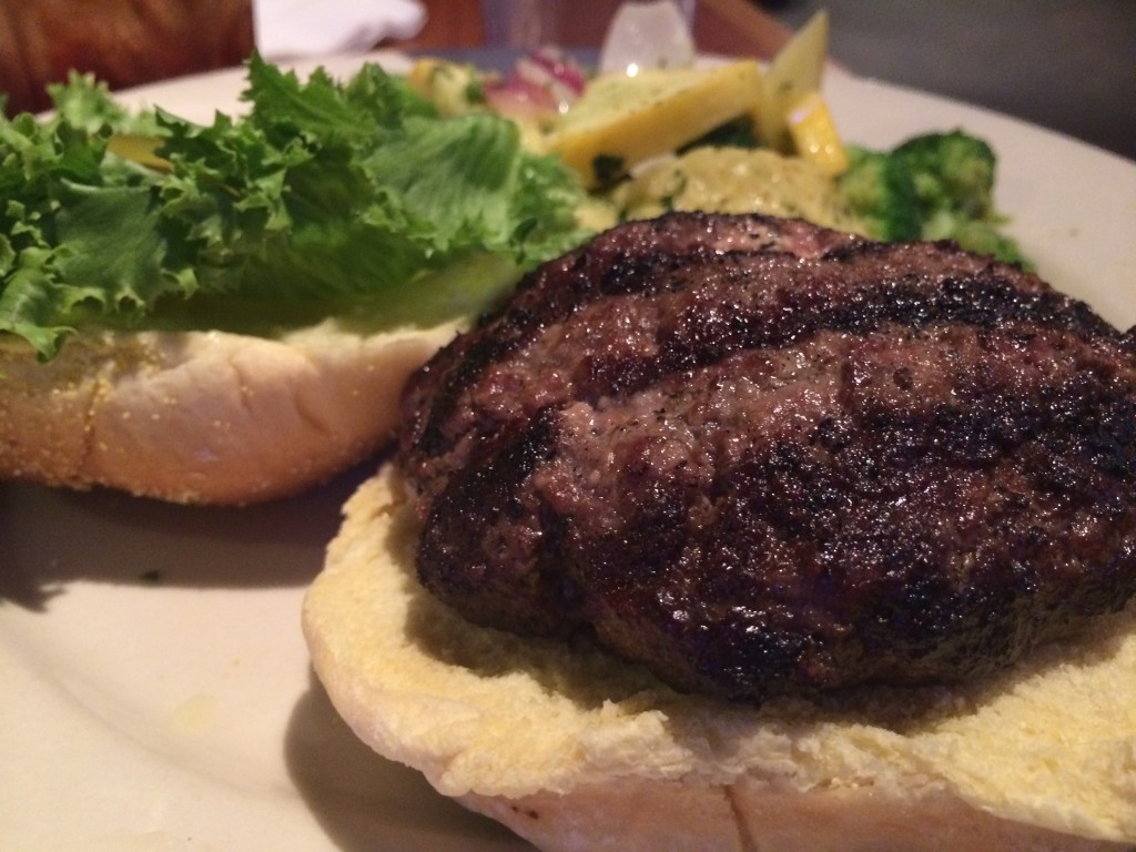 Harpoon Louies - Blue Cheese Stuffed Burger