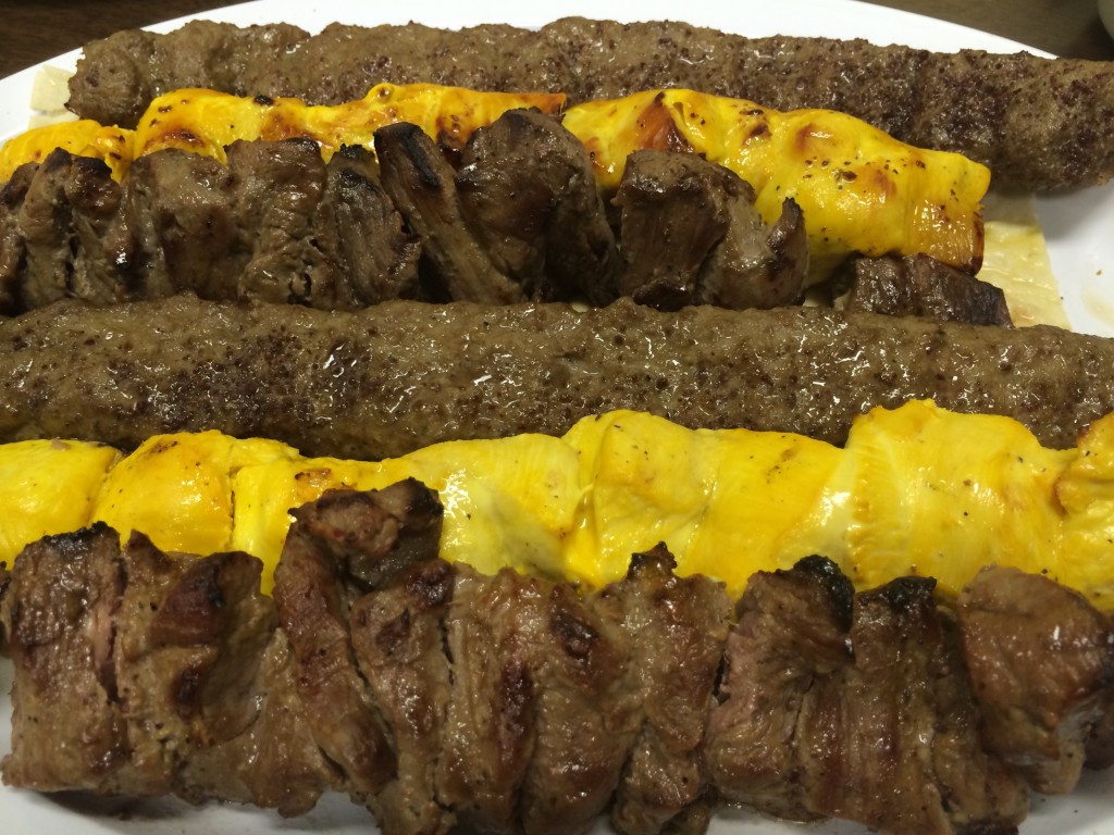 Cafe Kabob - Ground Beef Chicken and Sirloin Kebabs