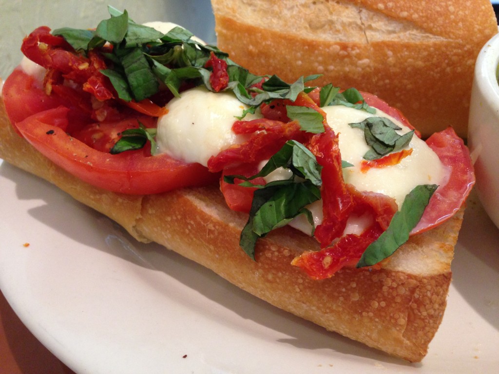 Soups On - Tomato Mozzarella Sandwich