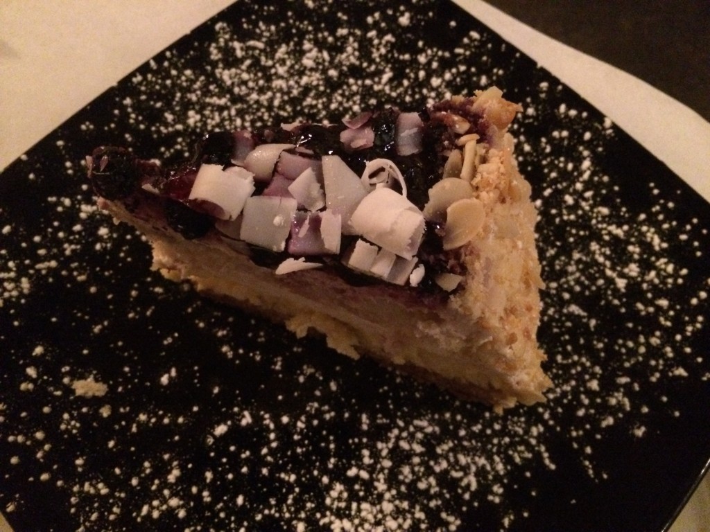 JJs Bistro de Paris - Blueberry Cheesecake