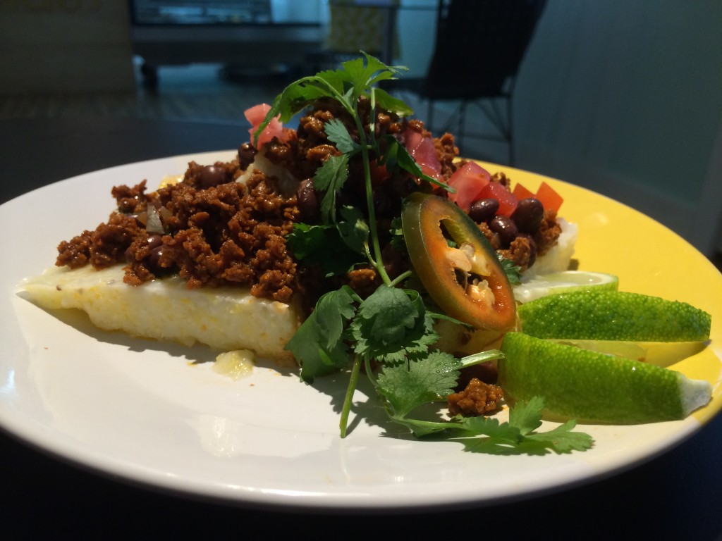 Teahaus - Chorizo and Grit Cakes