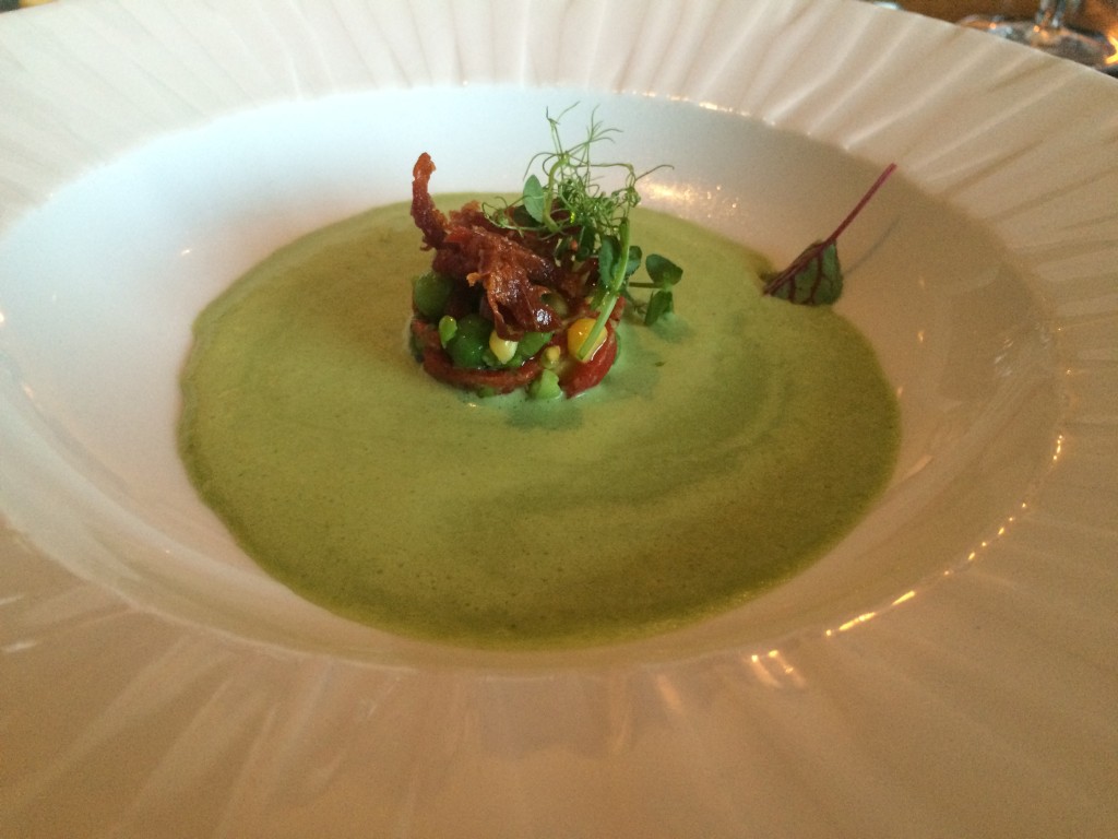 Azurea - English Pea and Mint Bisque