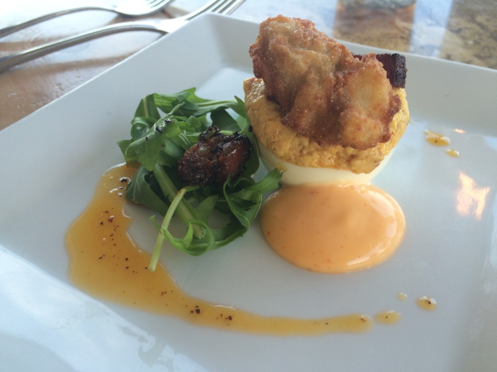 Marker 32 - Fried Oyster Deviled Egg