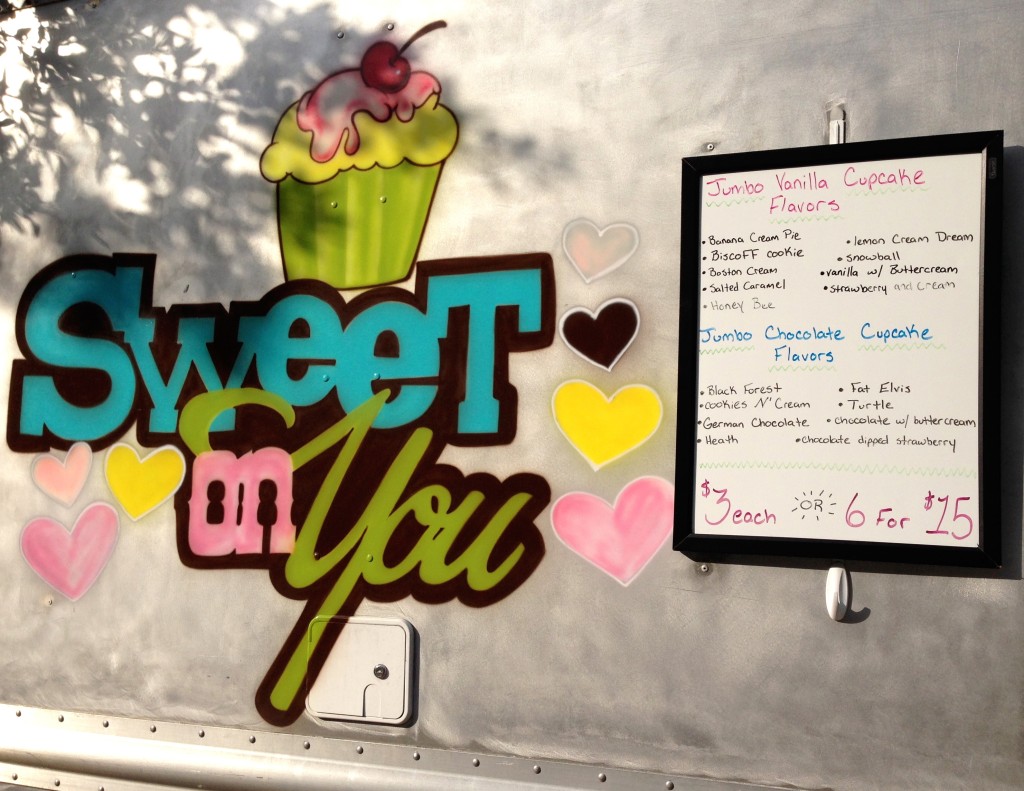 Sweet On You - Cupcake Menu