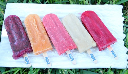 Backyard Pops Assortment - Blueberry Lemonade, Pineapple Papaya, Strawberry, PB&J and Raspberry Lime