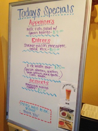 Pattaya Thai Grille - Specials