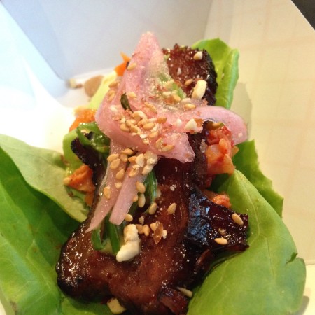 Cafe Nola - Korean Brisket Lettuce Wrap