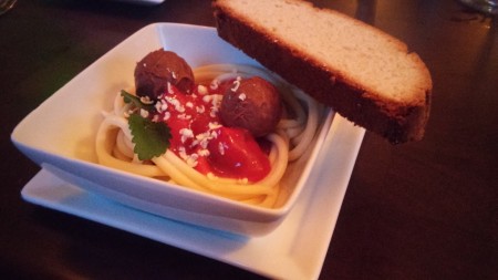 Vernon's - "Spaghetti and Meatballs" Dessert