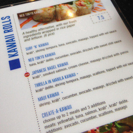 Bento - Kawaii Roll Menu