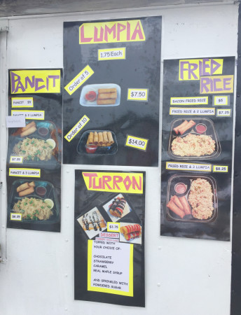 Danilo's Famous Lumpia - Menu