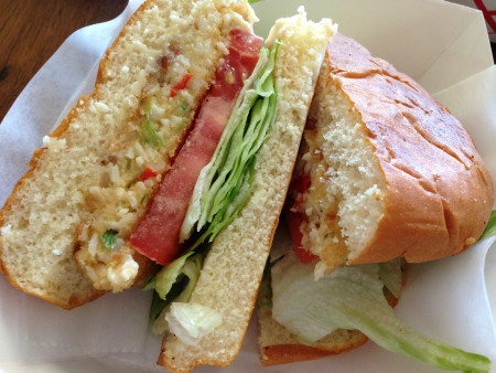 Ohana Shaved Ice - Crabcake Sandwich