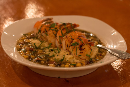 Royal Palm - Polenta and Shrimp