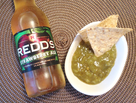 Redd's Apple Ale and Salsa
