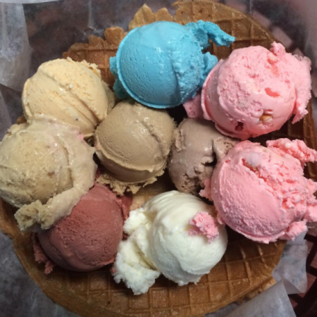 A&Js Old Fashioned Ice Cream - Ice Cream Flight