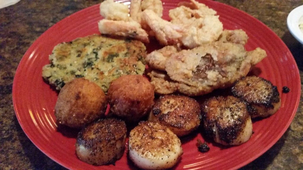Sid and Linda's Crab Shrimp and Scallops
