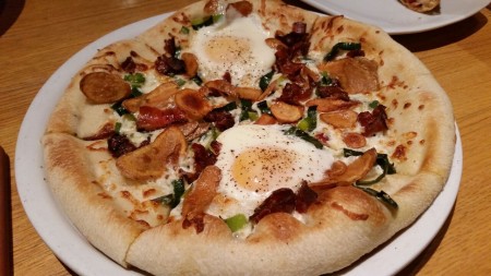 California Pizza Kitchen - Sunny Side Up Bacon Potato Pizza