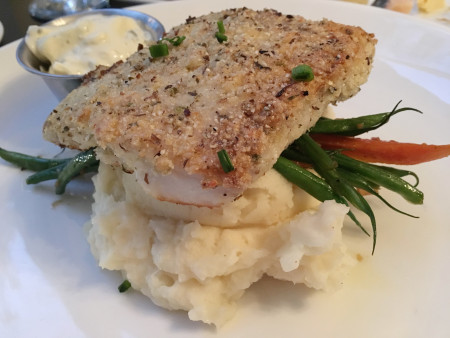 The Candy Apple Café - Cornmeal Dusted Flounder