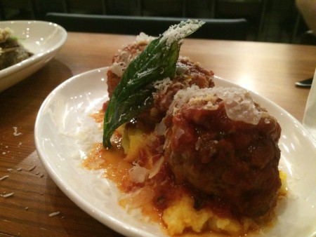 Meatballs at Il Desco