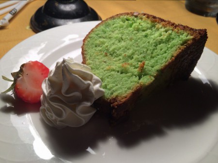 Alhambra Dinner Theatre - Pistachio Cake