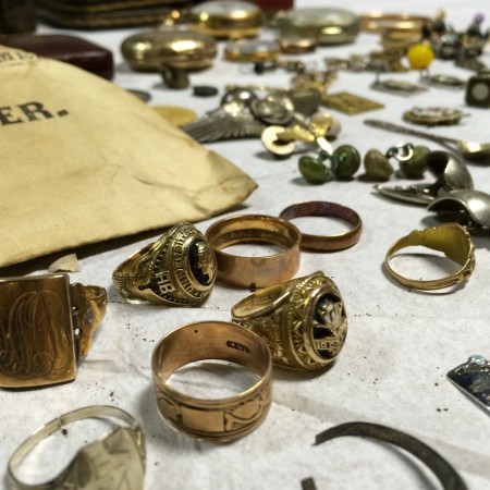 Jewelry from the Bostwick Building Lockbox