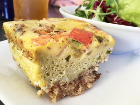 This Chick's Kitchen - Quiche with Almond Crust