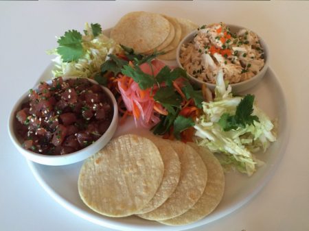 Hobnob - Ahi Tuna and Crab Tacos