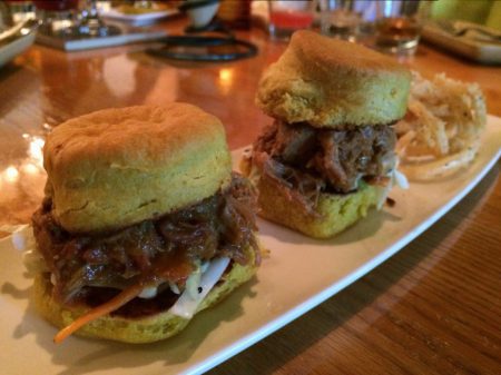 Hyatt - Pulled Pork Sliders on a Sweet Potato Biscuit