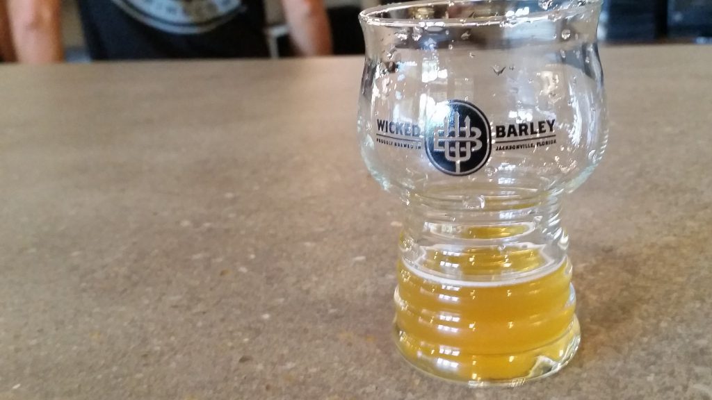 Wicked Barley - Mango Beer Sample
