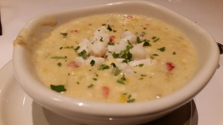 Bonefish Grill- Corn and Crab Chowder